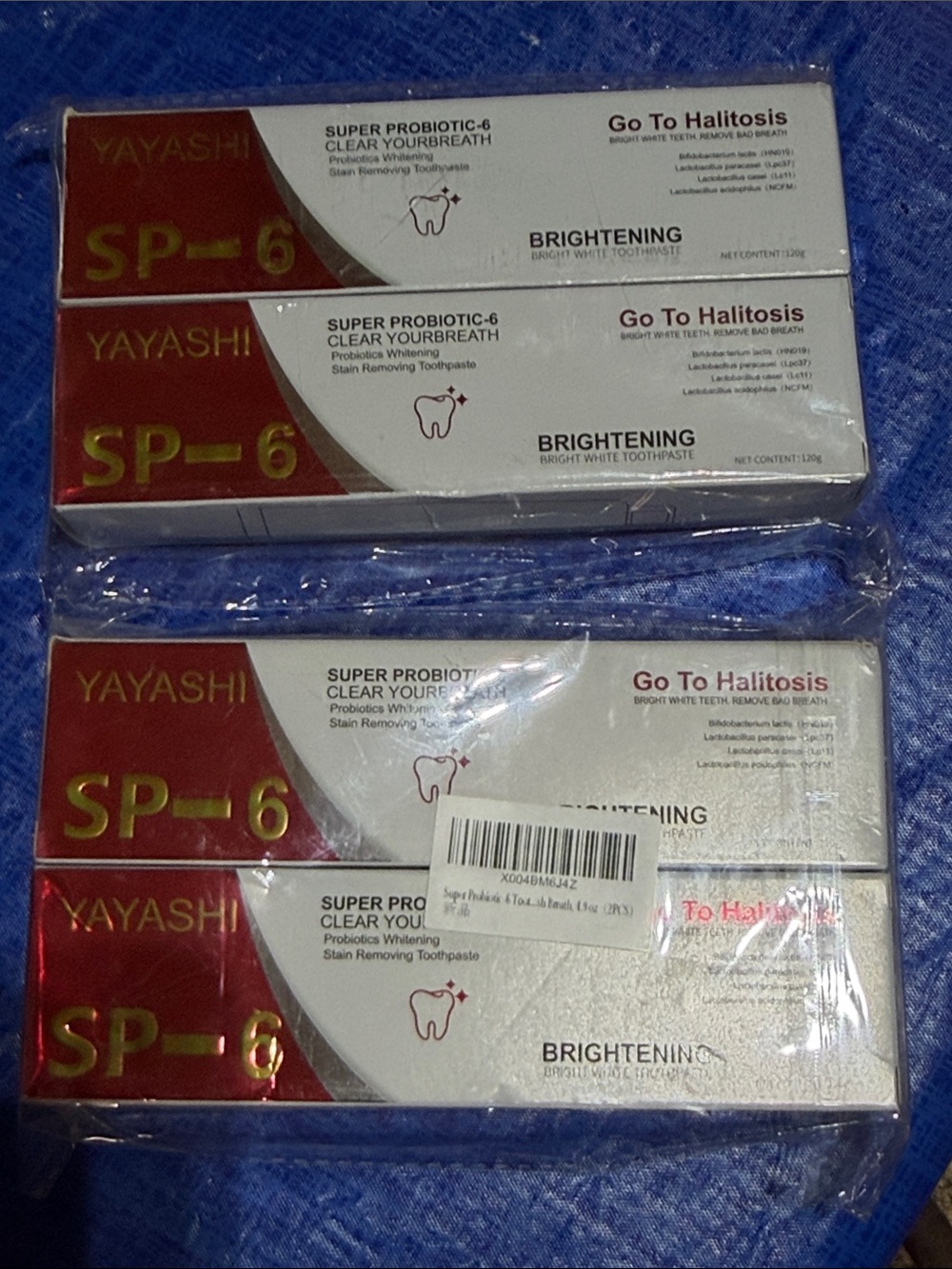 SP-6 Brightening Toothpaste - White & Red